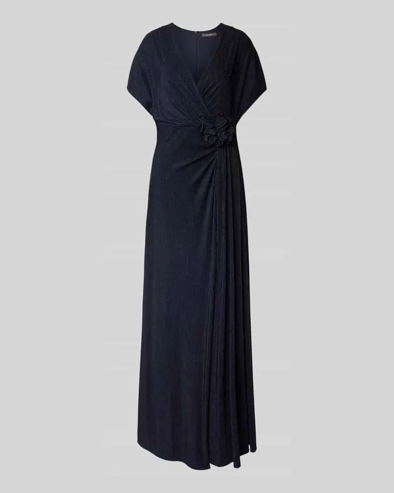 Vera Mont Maxikleid in Wickel-Optik mit V-Ausschnitt Dunkelblau