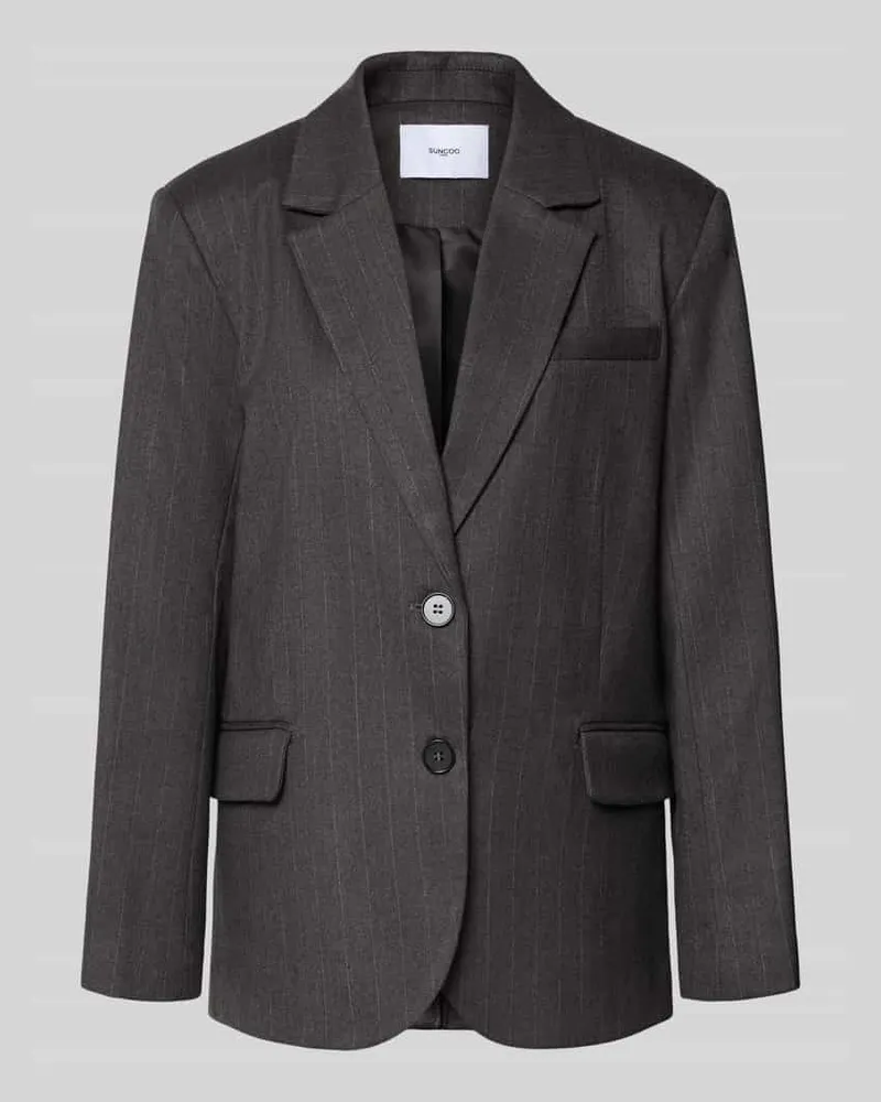Suncoo Regular Fit Blazer mit Pattentaschen Modell 'DWEN Mittelgrau