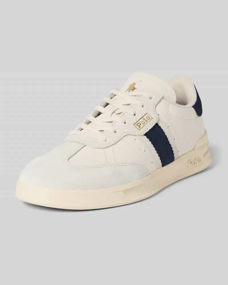 Ralph Lauren Sneaker mit Schnürverschluss Weiss
