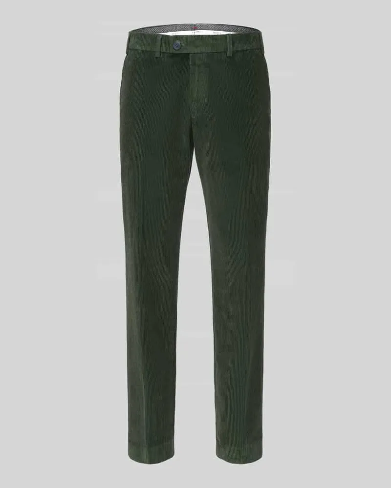 Hiltl Regular Fit Cordhose aus Baumwollmix Dunkelgruen