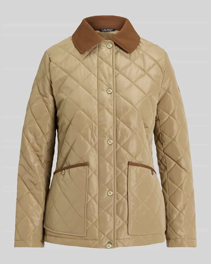 Ralph Lauren Regular Fit Steppjacke mit Umlegekragen Sand