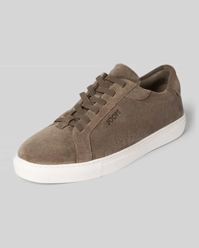 JOOP! Sneaker aus echtem Rindsleder Modell 'velluto stirata coralie Beige