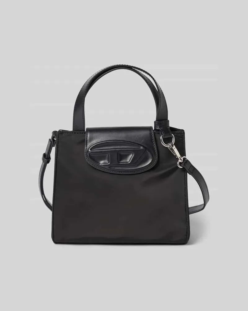 Diesel Tasche mit Rindsleder-Anteil Black