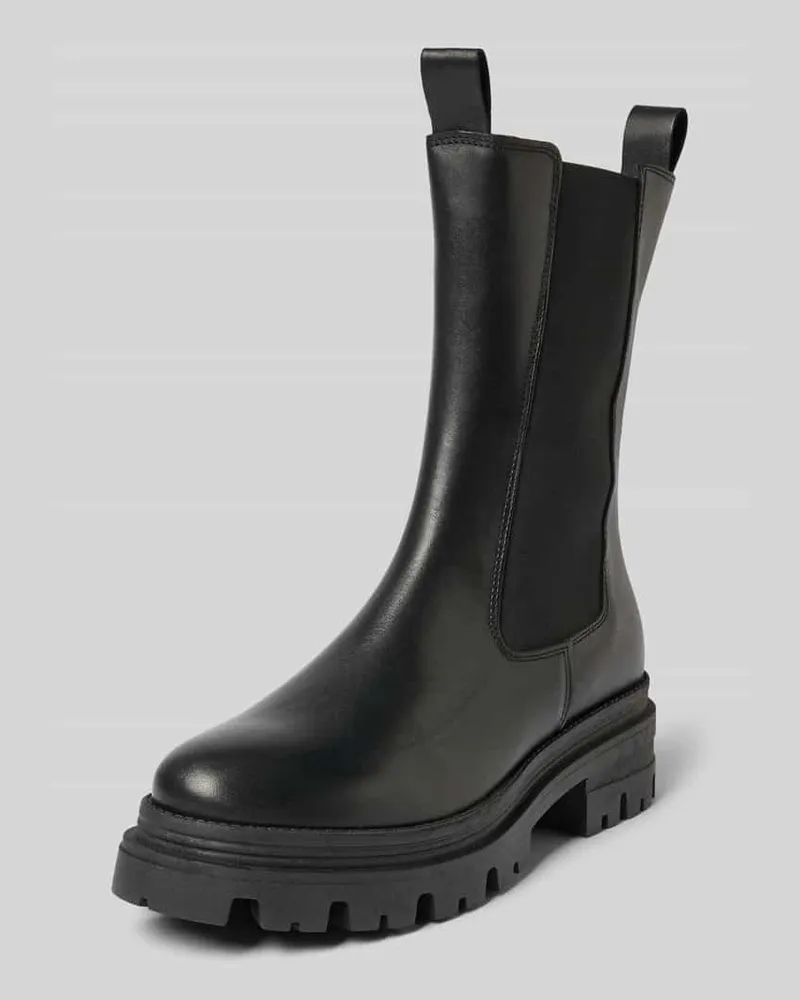 Tamaris Chelsea Boots aus echtem Rindsleder Black