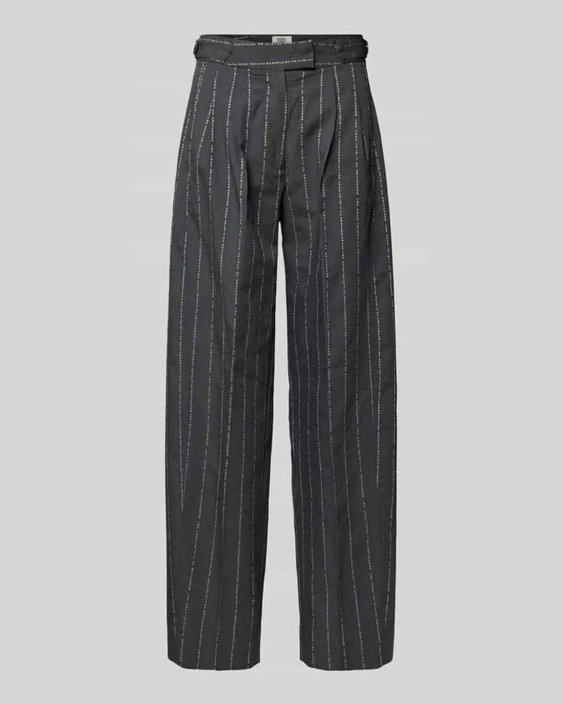 Scotch&Soda Stoffhose mit Viskose-Anteil und Gesäßtaschen Anthrazit