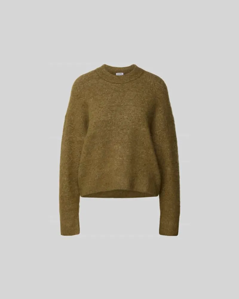 Filippa K Pullover mit gerippten Abschlüssen Khaki