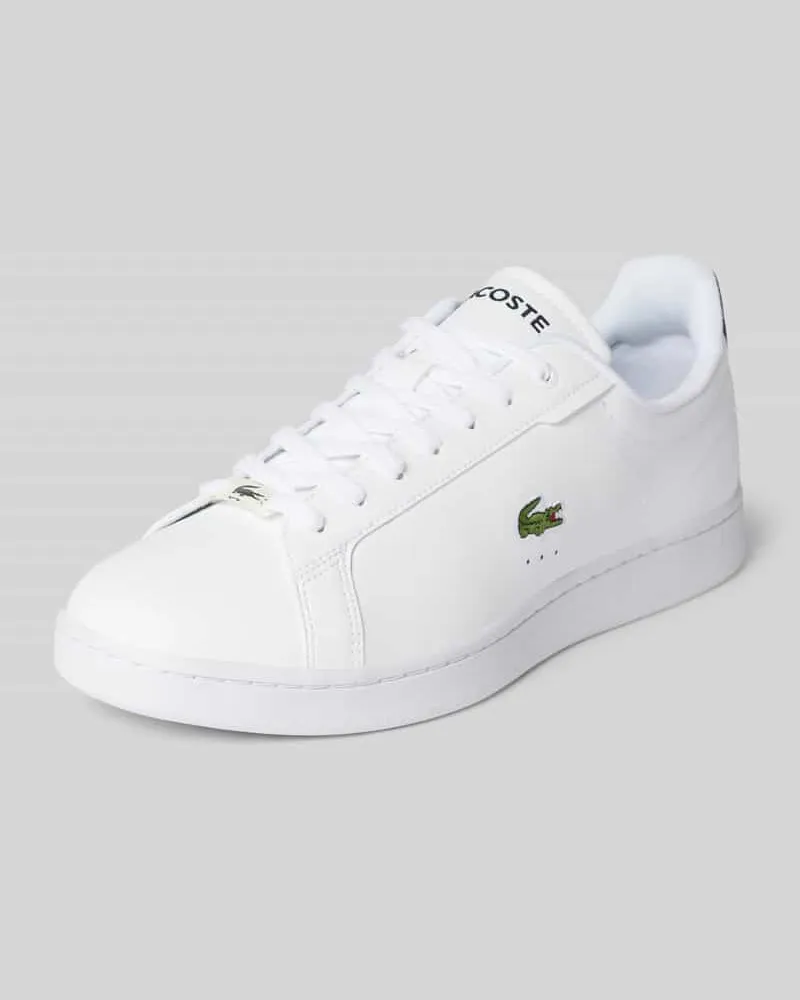 Lacoste Sneaker aus Leder-Mix Modell 'CARNABY PRO Weiss