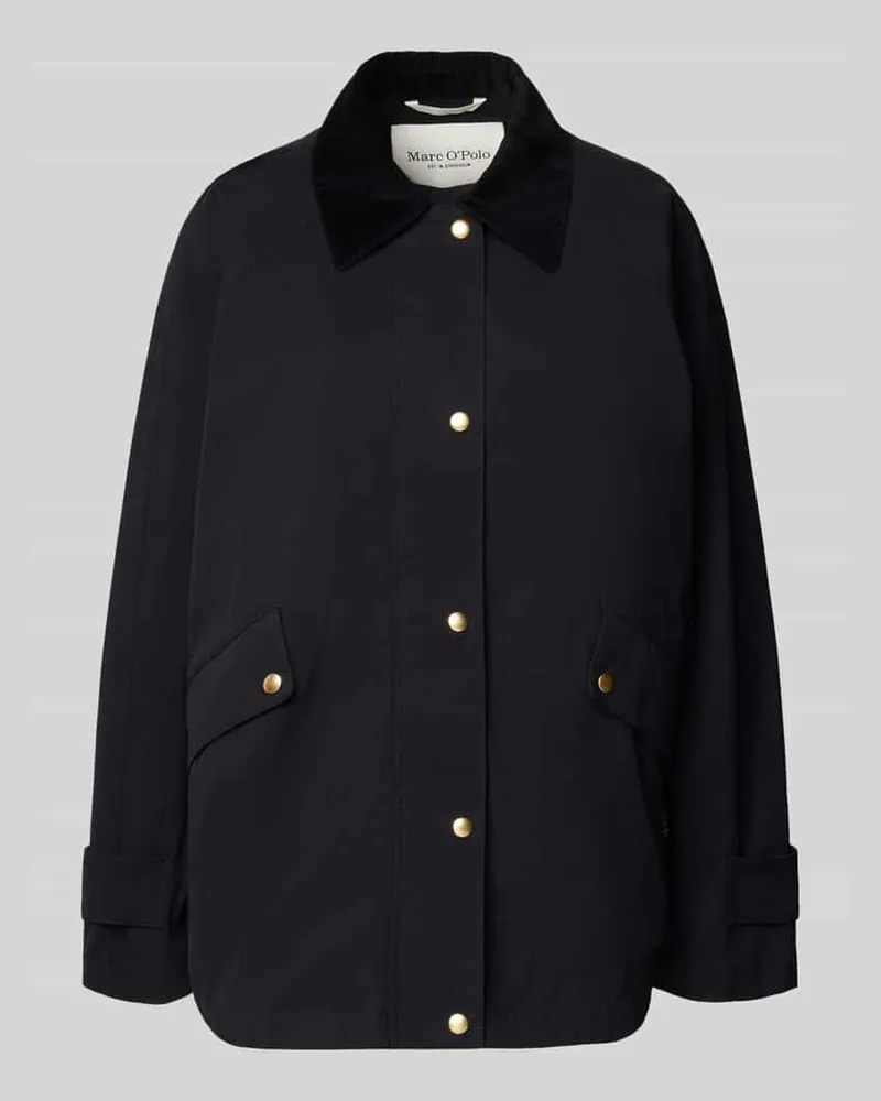 Marc O'Polo Relaxed Fit Barn Jacket aus hochwertigem Canvas Black