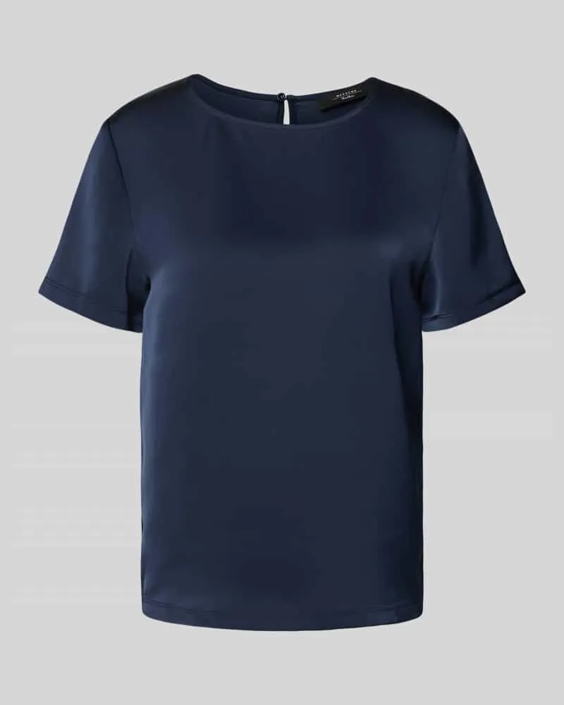 Max Mara T-Shirt mit Rundhalsausschnitt Modell 'GILBERT Marine