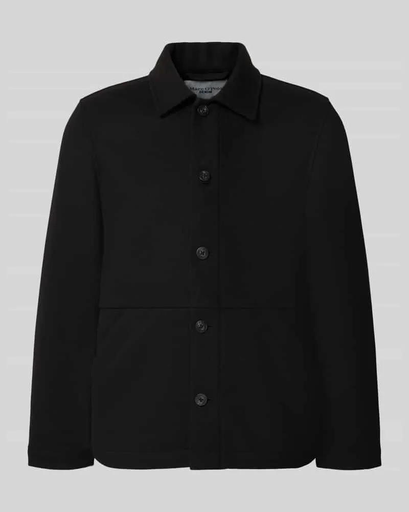 Marc O'Polo Regular Fit Blouson aus Woll-Mix Black