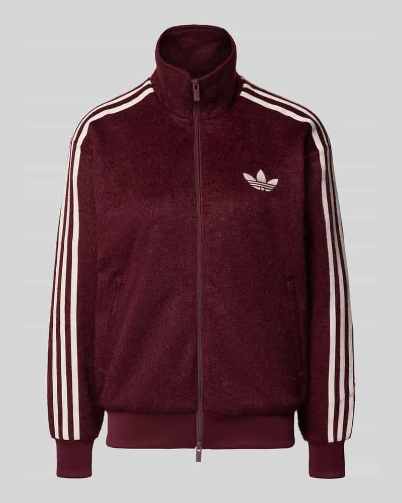 adidas Trainingsjacke mit Zweiwege-Reißverschluss Modell 'MOHAIR Bordeaux