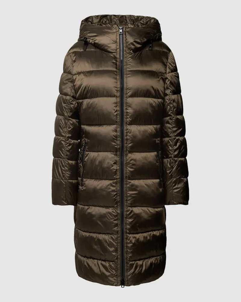 Marc Cain Steppmantel mit Zweiwege-Reißverschluss Khaki