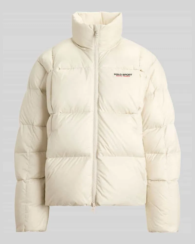 Ralph Lauren Regular Fit Steppjacke mit Logo-Detail Offwhite