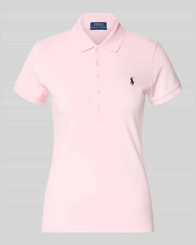 Ralph Lauren Regular Fit Poloshirt aus Baumwoll-Mix Modell 'JULIE Rose