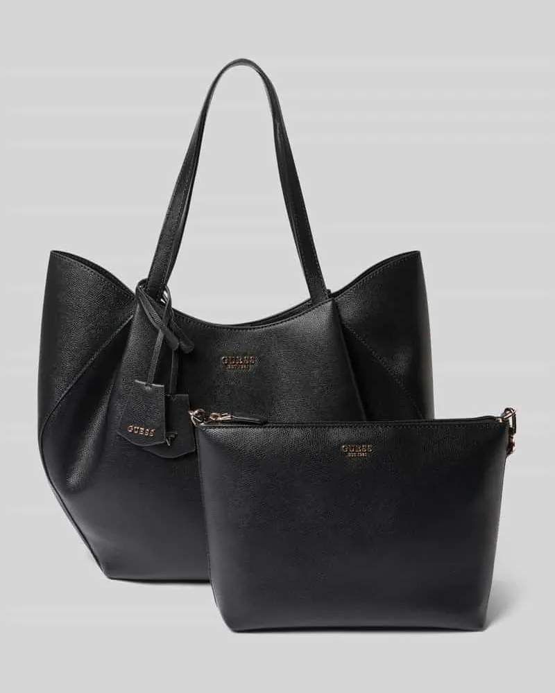 Guess Shopper mit herausnehmbarer Innentasche Modell 'AMORETTE 2 IN Black