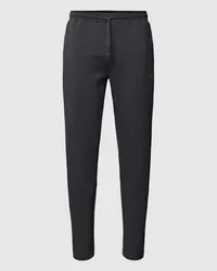 HUGO BOSS Sweatpants mit Label-Print Modell 'Hadim Graphit