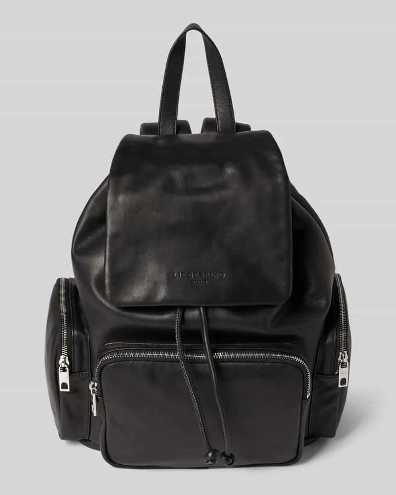 Liebeskind Rucksack mit Reißverschlussfächern Modell 'Maia Black