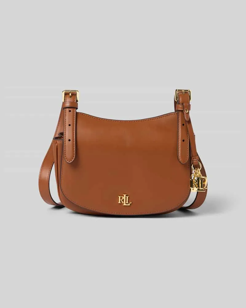 Ralph Lauren Umhängetasche mit Logo-Detail Cognac