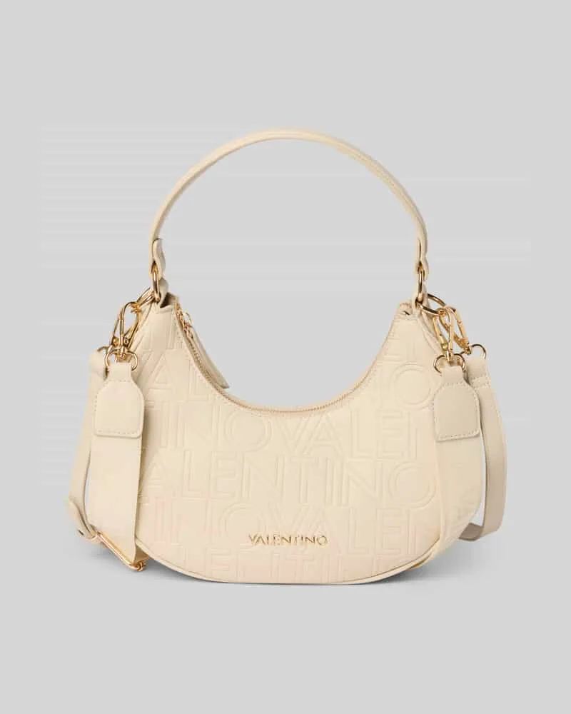 Valentino Garavani Handtasche mit Strukturmuster Modell 'SHELBY Ecru