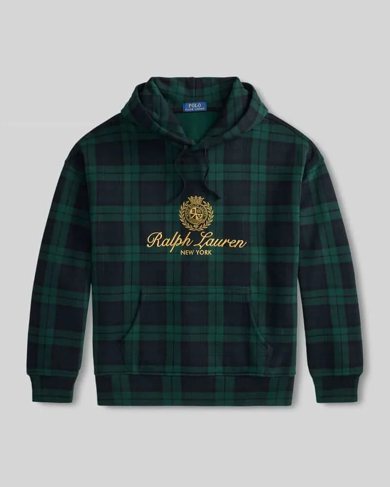 Ralph Lauren Relaxed Fit Hoodie aus Baumwoll-Mix Black