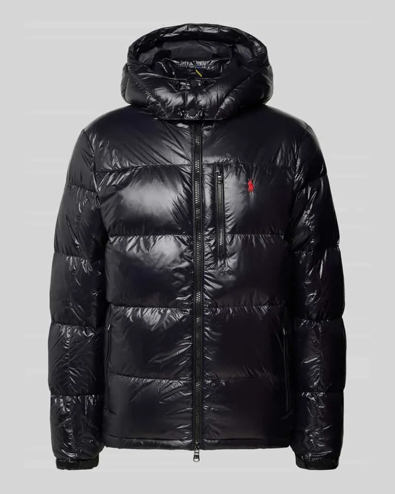 Ralph Lauren Steppjacke mit Label-Stitching Black