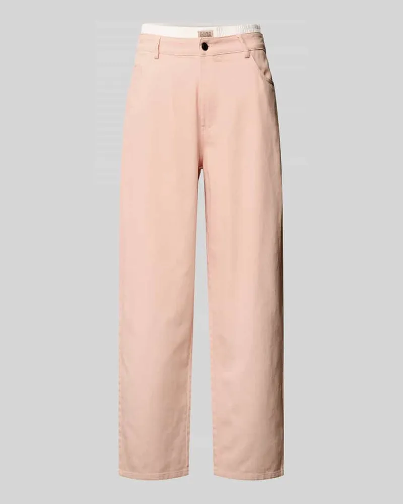 Karo Kauer Jeans mit integriertem Boxer-Detail Rose