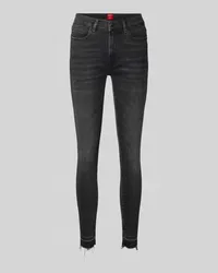 HUGO BOSS Skinny Fit Jeans im 5-Pocket-Design Anthrazit