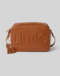 Liu Jo Handtasche mit Label-Schriftzug Camel