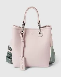 Emporio Armani Shopper mit Label-Anhänger Modell 'MY EA Rose