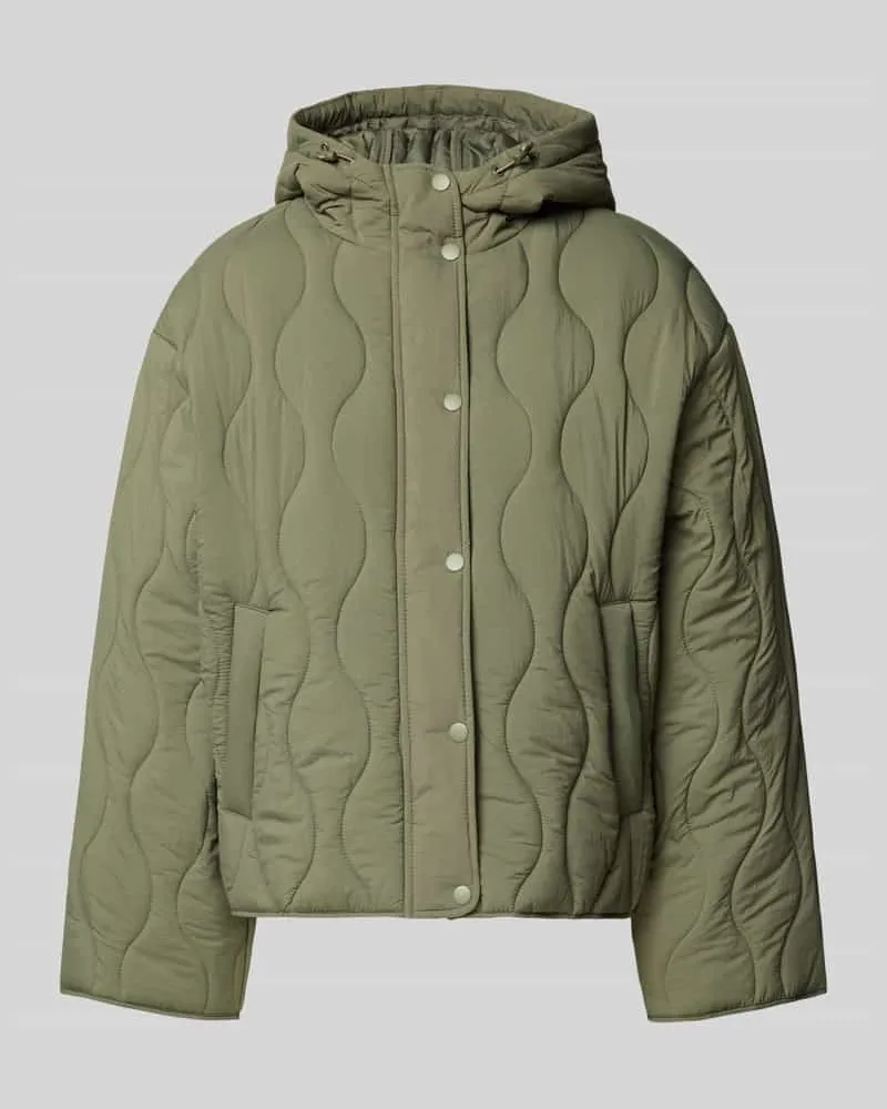 JAKE*S Jacke mit Steppnähten Khaki