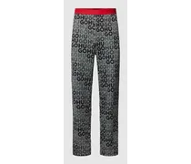 Pyjama-Hose mit Label-Details Modell 'Monogram