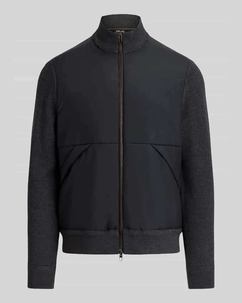 Ralph Lauren Regular Fit Sweatjacke aus Baumwollmix Anthrazit