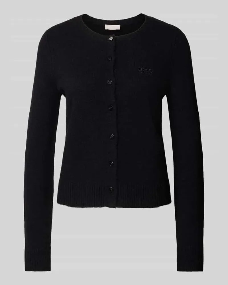 Liu Jo Cardigan mit Label-Stitching Black