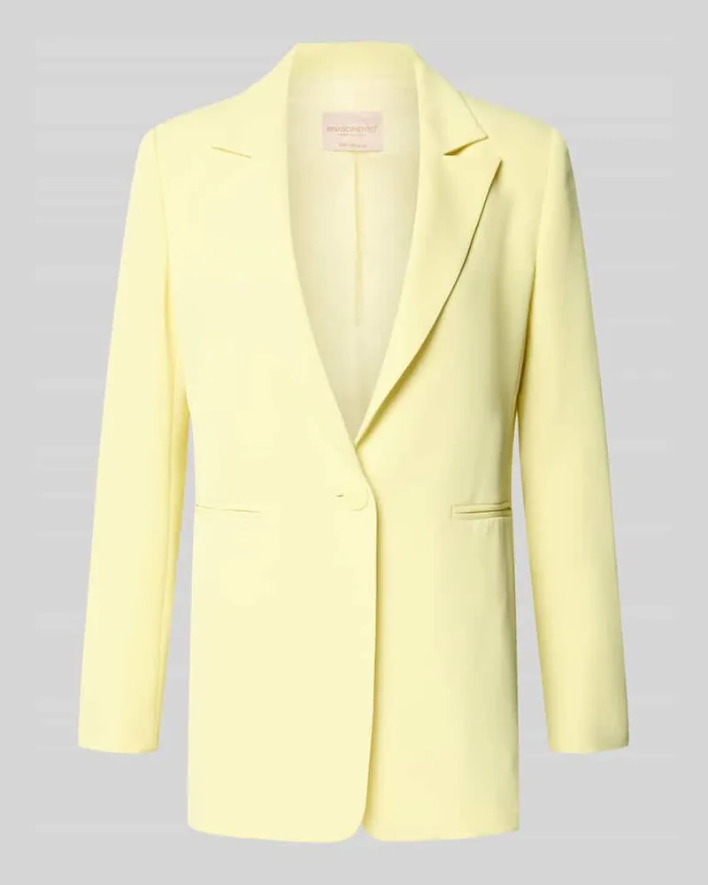 Rinascimento Blazer mit Reverskragen Modell 'REWI Hellgelb