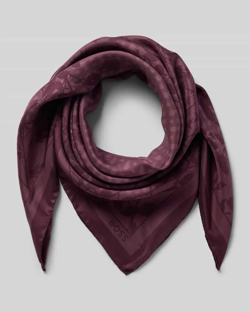 HUGO BOSS Tuch aus reiner Seide Modell 'Lainy Bordeaux