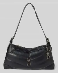 Steve Madden Handtasche mit Steppnähten Modell 'GAL Black