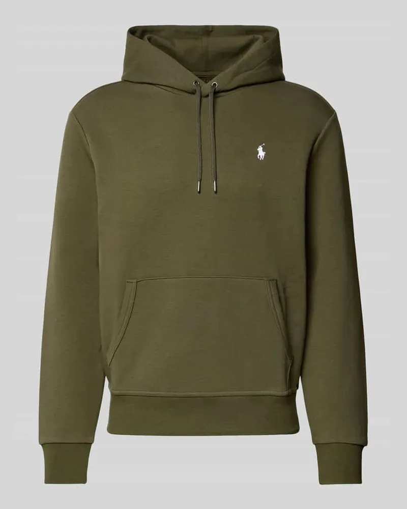 Ralph Lauren Hoodie mit Label-Stitching Oliv