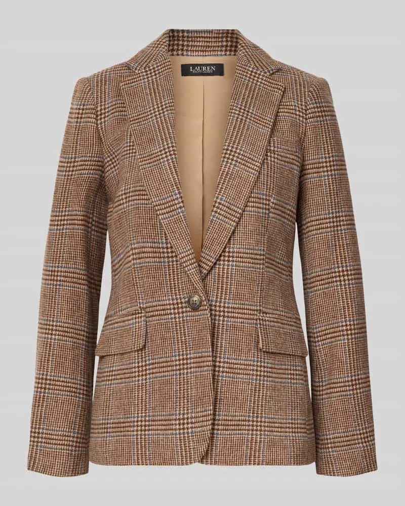 Ralph Lauren Blazer mit Reverskragen Modell 'BONARO Beige