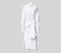 Maxikleid mit Druckknopfleiste