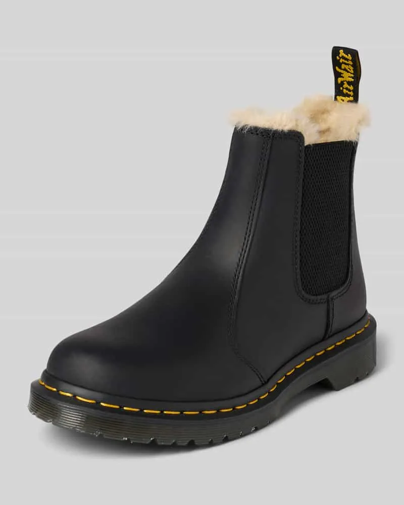 Dr.Martens Chelsea Boots mit Logo-Patch Modell 'Leonore Black