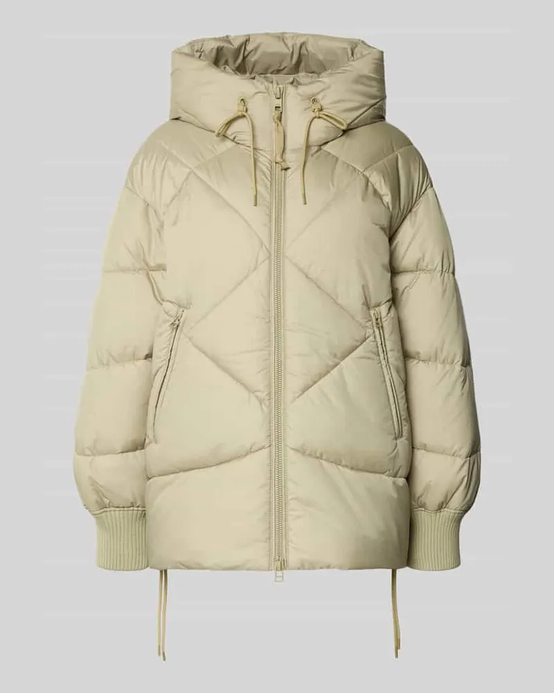 Marc O'Polo Comfort Fit Steppjacke mit Kapuze Schilf