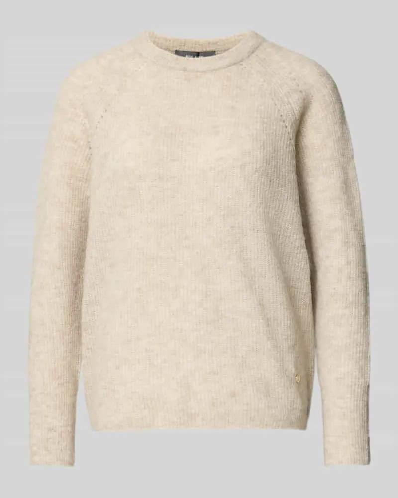 Mos Mosh Strickpullover mit Rundhalsausschnitt Modell 'Tammy Sand