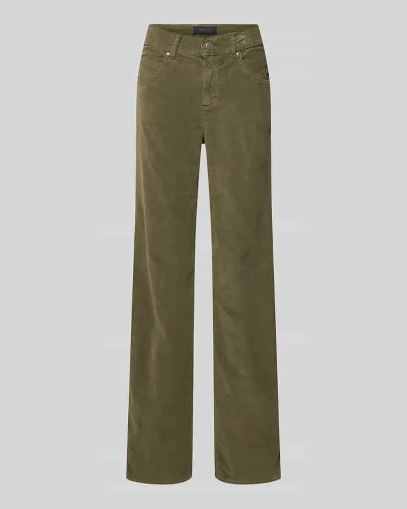 ANGELS  Stoffhose mit 5-Pocket-Design Modell 'Lara Khaki