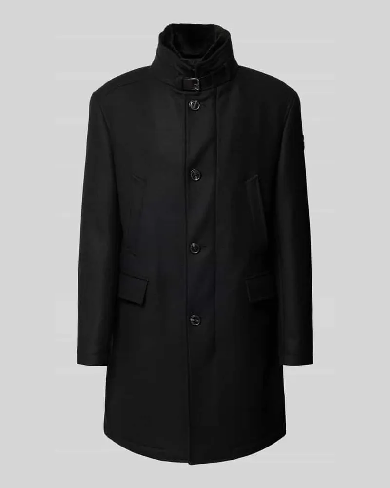 JOOP! Kurzmantel aus Woll-Mix Modell 'Mikos Black