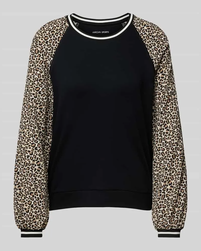 Marc Cain Longsleeve mit gerippten Abschlüssen Black