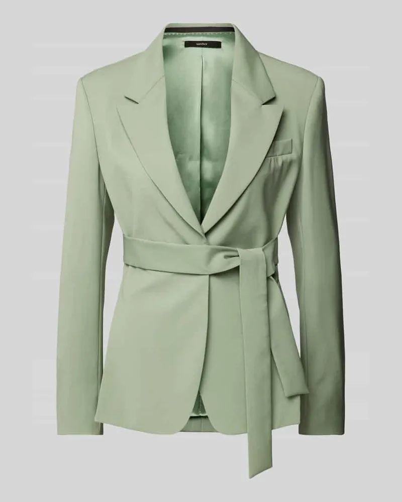 windsor. Blazer mit Bindegürtel Schilf
