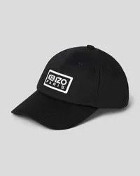 Kenzo Basecap mit Label-Stitching Black