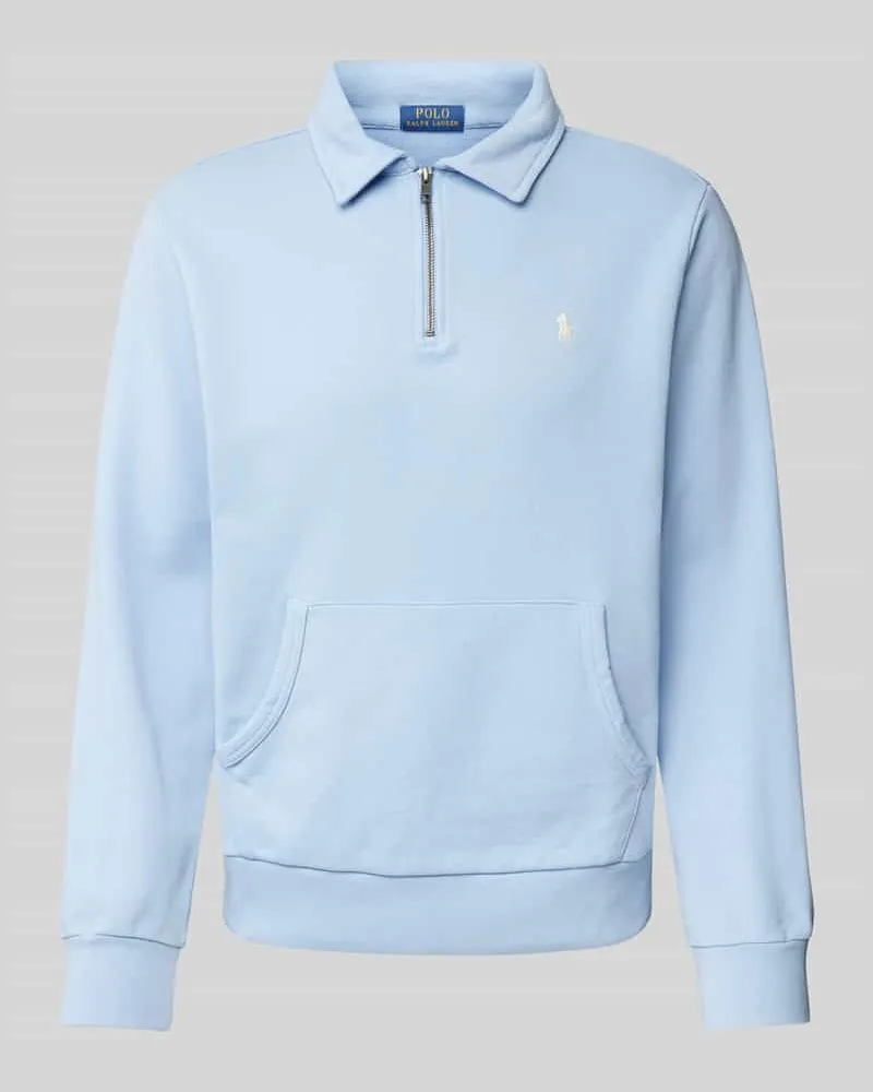Ralph Lauren Sweatshirt mit Logo-Stitching Jeansblau