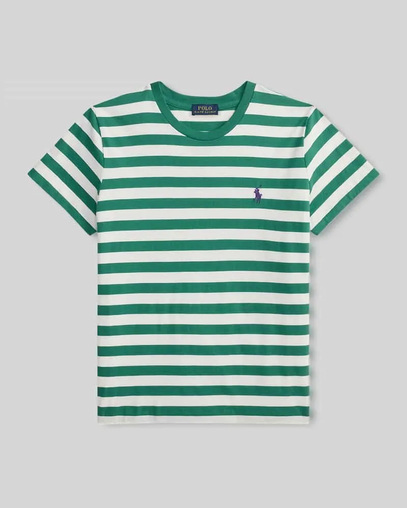 Ralph Lauren Regular Fit T-Shirt aus reiner Baumwolle Gruen