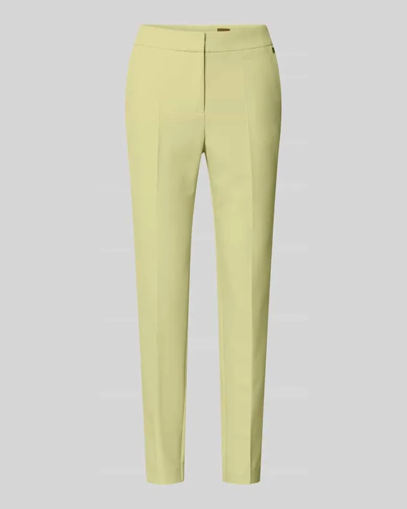HUGO BOSS Slim Fit Schmale Hose mit LOGO-Niete Modell 'HAGONIA-1 Hellgruen
